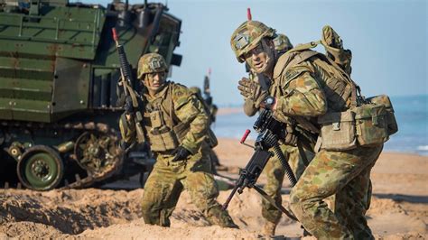 marines  australian army amphibious assault