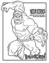 Hulk Drawittoo sketch template