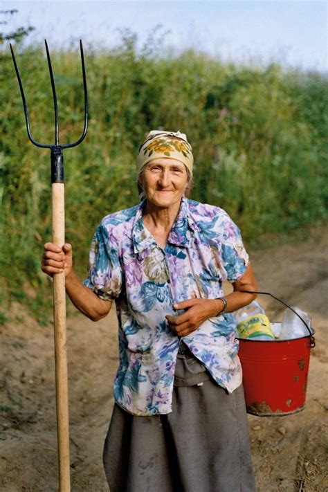 file old farmer woman