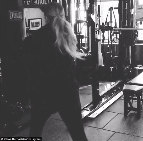 khloe kardashian takes out her aggression in the gym with