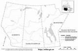 Map Outline Alberta Maps Saskatchewan Prairies Province Blank Printable Yellowmaps sketch template