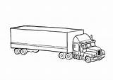 Coloring Car Transporter Pages Truck Expedition Mack Cement Outline Color Tocolor sketch template
