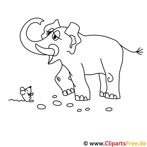 imagem de elefante  colorir