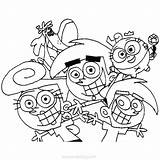 Fairly Oddparents Wanda Timmy Trixie Tang Xcolorings sketch template