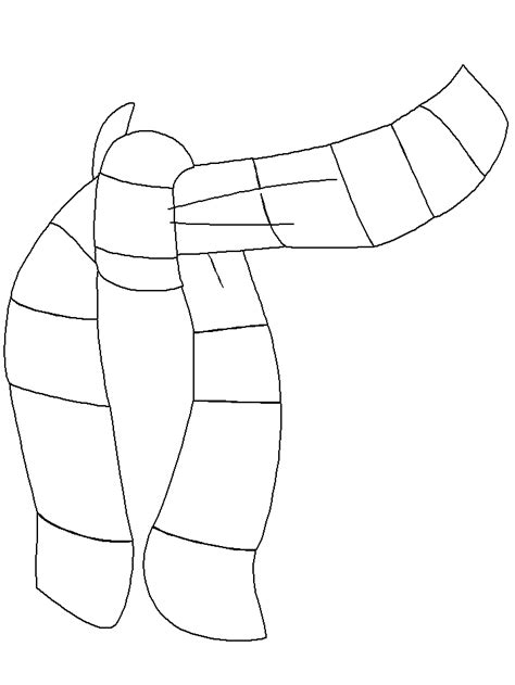 scarves printable coloring pages coloring pages