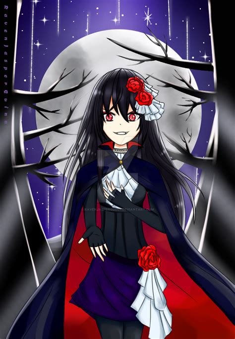vampire anime girl  ravenjasperquinn  ravenjasperquinn  deviantart