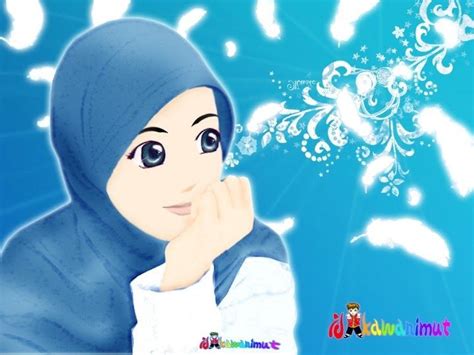 gambar wallpaper islami kartun