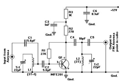 active fm amplifier amplifier circuit design