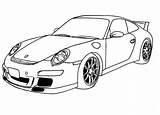 Porsche Gt3 Ausmalbilder Malvorlagen Panamera Colouring Ausmalen Malvorlage Kinder Colorings sketch template