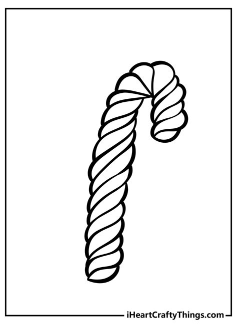 candy cane coloring pages   printables