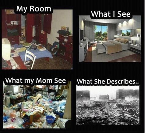 the ultimate truth about tidy or messy rooms funny