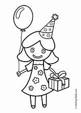 Coloring Pages Birthday Kids Party Printables Printable Happy Kid Sheets Cake Children 4kids sketch template