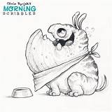 Scribbles Morning Drawings Chris Ryniak Cute Monsters Monster Drawing Sketch Funny sketch template