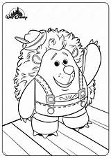 Coloring Mr Pages Toy Story sketch template