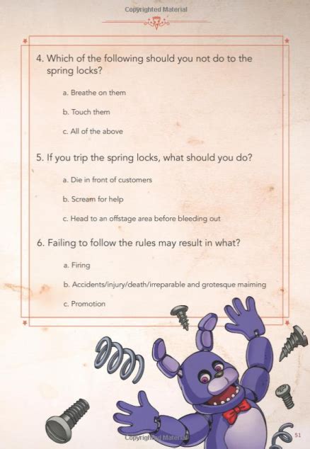 Five Nights At Freddy S Survival Logbook Full Preview Fnaf Book