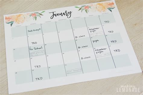 Get Your Free 2018 Printable Planner With Daily Weekly