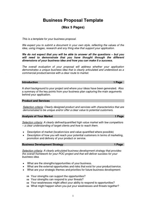 business plan proposal  important guidelines  writing business