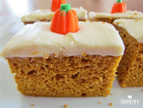 easy pumpkin spice cake  cream cheese frosting  country cook