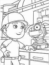 Handy Manny Coloring Pages Printable Color Kids Bright Colors Favorite Choose sketch template