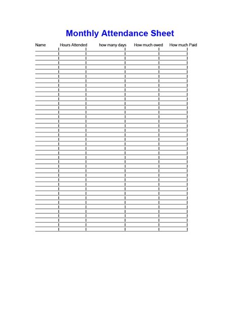 attendance register template word hq template documents