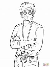 Andy Warhol Coloring Pages Printable Drawing Popular Categories sketch template
