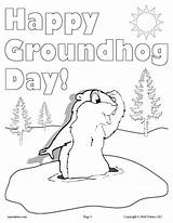 Groundhog Preschool Hog Supplyme Malvorlagen Druckbare Mpmschoolsupplies sketch template