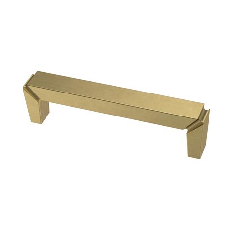 Liberty Modern Notched 3 3 4 In 96 Mm Brushed Brass