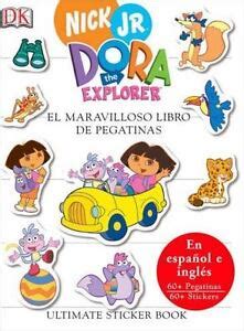 dora  explorer ultimate sticker book acceptable dk paperback  ebay