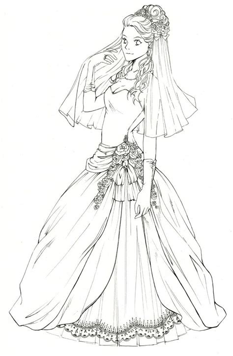 lines wedding dress michiru  nao ren  deviantart wedding