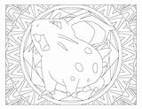 Pokemon Coloring Mandala Pages Nidoran Print Windingpathsart Raskrasil sketch template