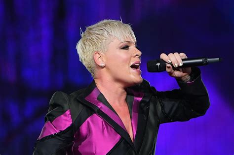 pink apologises to fans for cancelling her show at the last minute it