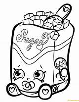 Shopkins Coloring Pages Shopkin Sugar Sweet Lump Season Chocolate Treats Eazy Cheeky Printable Color Clipart Print Drawing Pa Cartoon sketch template