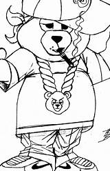 Bear Gangsta Drawing Teddy Drawings Bears Gangster Airbrush Characters Choose Board Paintingvalley Explore sketch template