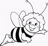 Bee Coloring Pages Preschool Animals Printable sketch template