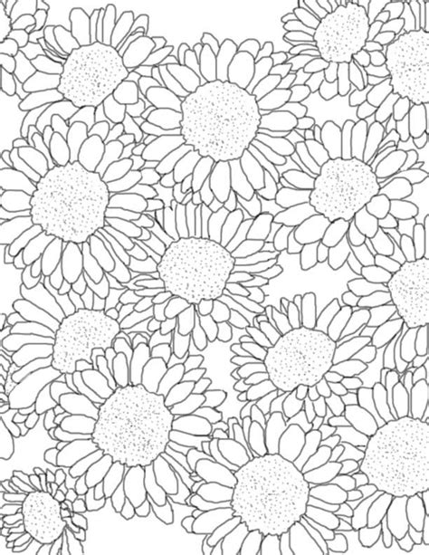 autumn flower coloring pages sketch coloring page fall coloring pages