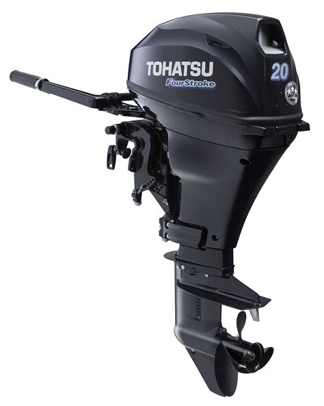 tohatsu  hp electric start  stroke outboard motor tiller  shaft