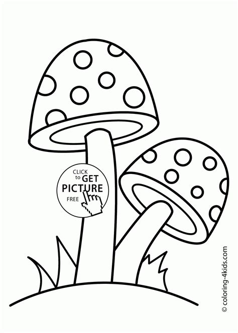 mushroom house coloring page  printable coloring pages