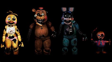 fnaf  withered toys youtube