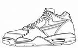 Coloring Nike Shoes Pages Air Max Drawing Sketch sketch template