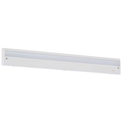 commercial electric   led white direct wire  cabinet light  wh  home depot
