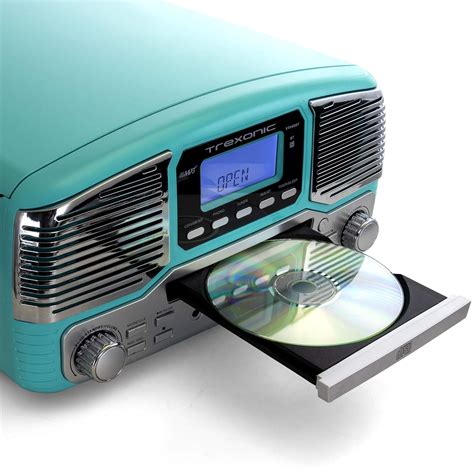 bluetooth retro lp  rpm record cd player fm stereo radio receiver system ebay