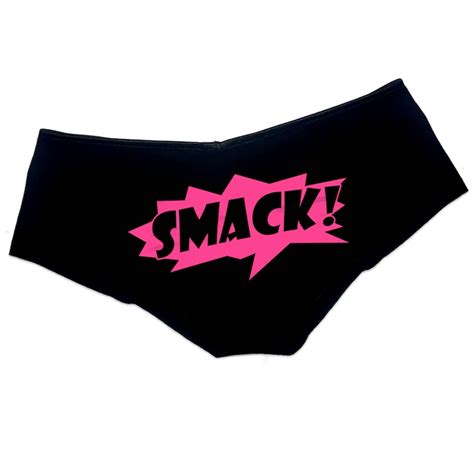 Smack Panties Sexy Funny Slutty Booty Panties Bachelorette Etsy