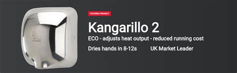Handy Dryers Kangarillo 2 Hand Dryer White Stainless Steel 29 5 X 32