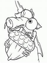 Age Ice Scrat Coloring Pages Era Glaciale Keep Acorn Da Holds Falling Tight His Colorare Pages2color Disegni Disegno Gif Popular sketch template
