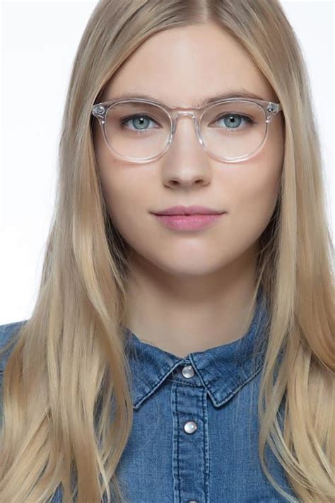 Primrose Round Clear Frame Glasses For Women