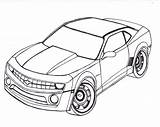 Camaro Coloring Pages Chevy Drawing Chevrolet Car Cars Corvette Z06 Outline Ss Silverado Drawings Print Clipart Camaros Printable Getdrawings 1969 sketch template