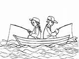 Coloring Fishing Boat Pages Canoe Kids Drawing Printable River Boats Bass Rowing Dragon Ferry Getdrawings Father Sailboat Getcolorings Print Daughter sketch template