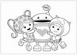 Umizoomi Coloring Pages Team Print Printable Color Kids Colorine Getcolorings Popular sketch template