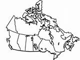 Canada Coloring Pages Canadian Map Kids Quilting Cqa Acc August sketch template