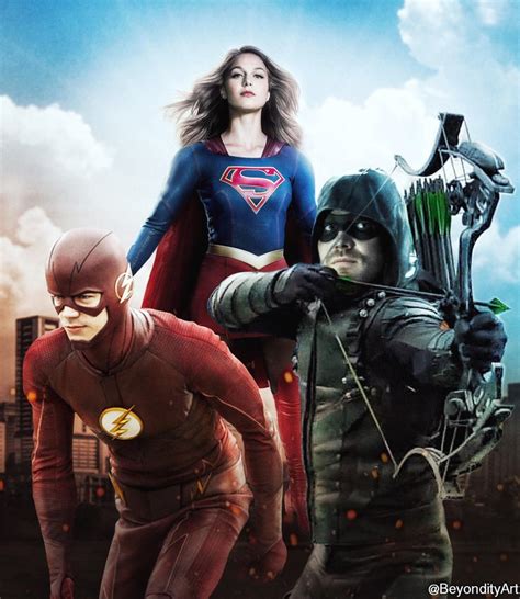 Dctv Trinity The Flash Supergirl Green Arrow By